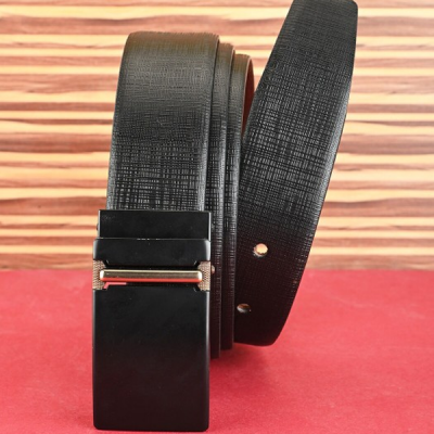 Men Textured Leather Formal Belt